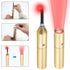 lukirch red infrared light therapy torch device handheld with 2400mah lithium battery, rechargeable